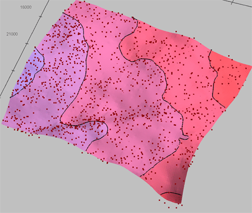 small part of approximation surface